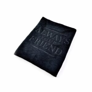 MINI MICROFIBER PET TOWEL BLACK 40X40CM