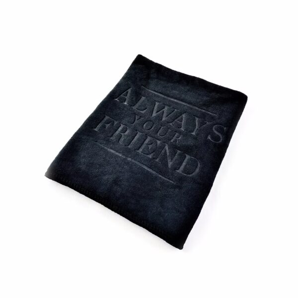 MINI MICROFIBER PET TOWEL BLACK 40X40CM
